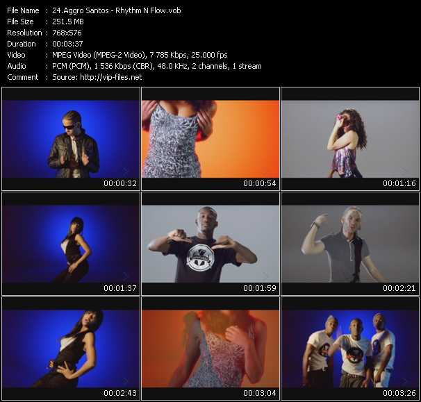 Aggro Santos video ”Rhythm N Flow” from dvd ”MixMash Urban January 2010” 