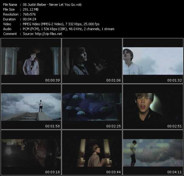 Justin Bieber video ”Never Let You Go” from dvd ”Urban May 2010” 