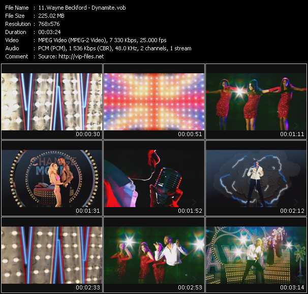 Wayne Beckford video ”Dynamite” from dvd ”MixMash Urban May 2010” 