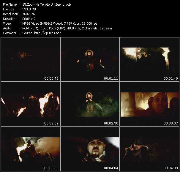 Zpu video ”He Tenido Un Sueno” from dvd ”MixMash Urban June 2010” 