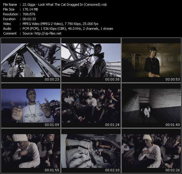 Giggs video ”Look What The Cat Dragged In (Censored)” from dvd ”MixMash Urban June 2010” 