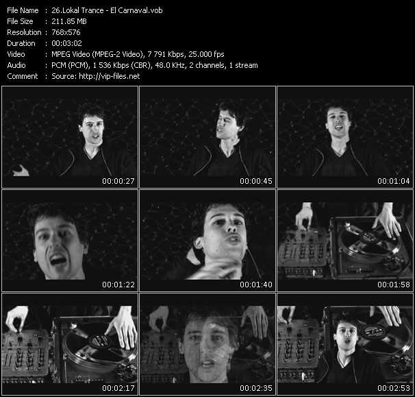 Lokal Trance video ”El Carnaval” from dvd ”MixMash Urban June 2010” 