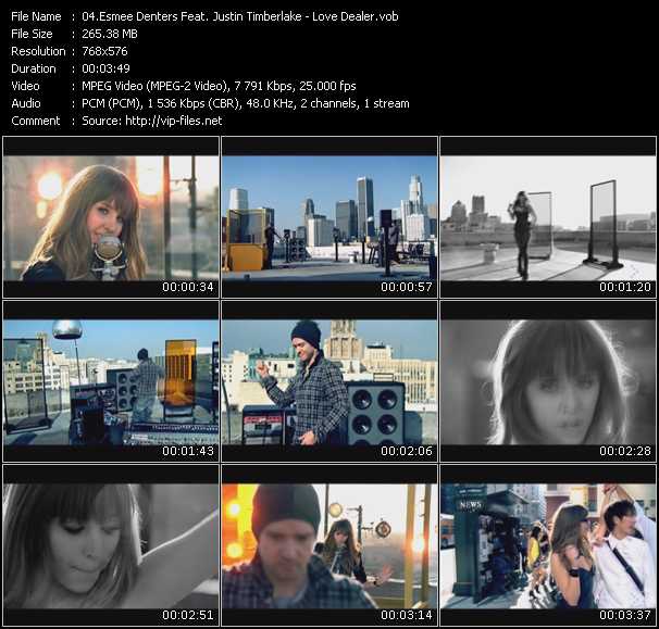 Esmee Denters Feat. Justin Timberlake video ”Love Dealer” from dvd ”MixMash Urban July 2010” 