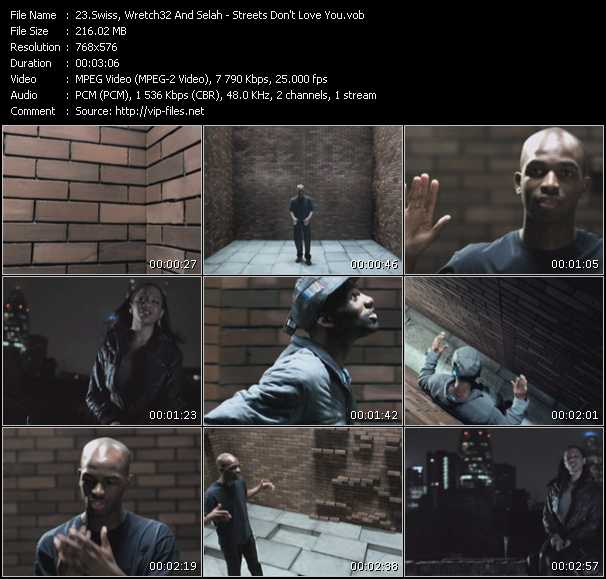 Swiss, Wretch32 And Selah video ”Streets Don't Love You” from dvd ”MixMash Urban July 2010” 