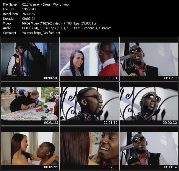 J Warner video ”Dream World” from dvd ”Urban August 2010” 