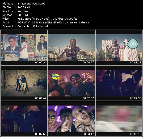 Soprano video ”Crazy” from dvd ”Urban August 2010” 