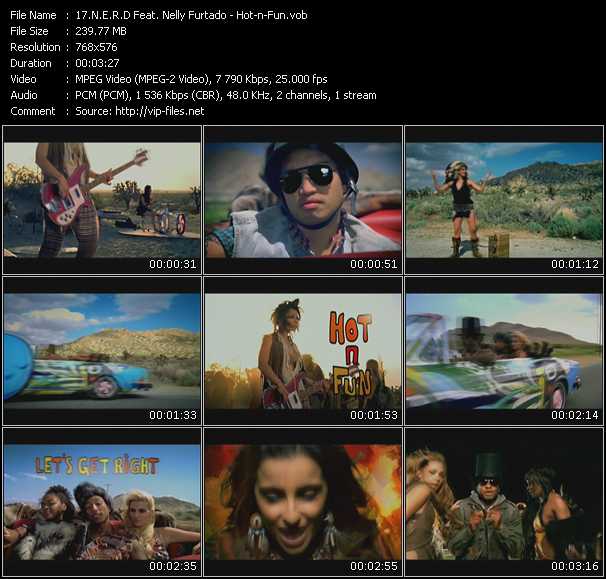 N.E.R.D Feat. Nelly Furtado video ”Hot-n-Fun” from dvd ”MixMash Urban August 2010” 