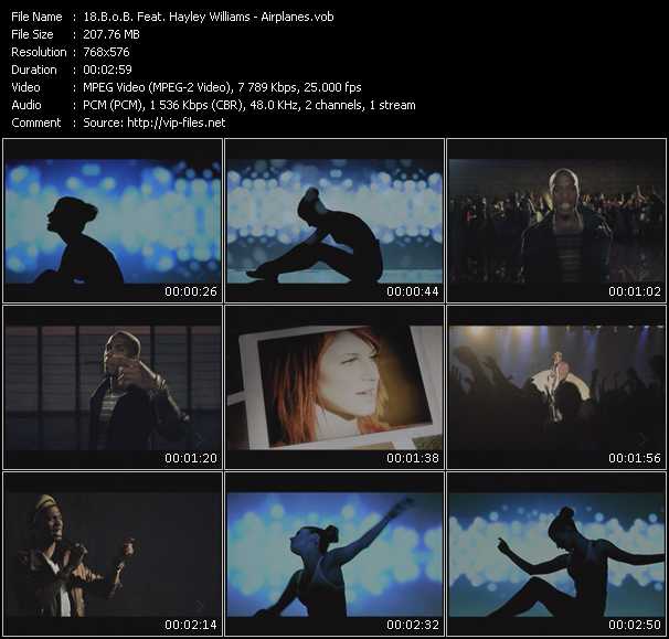 B.o.B. Feat. Hayley Williams video ”Airplanes” from dvd ”Urban August 2010” 