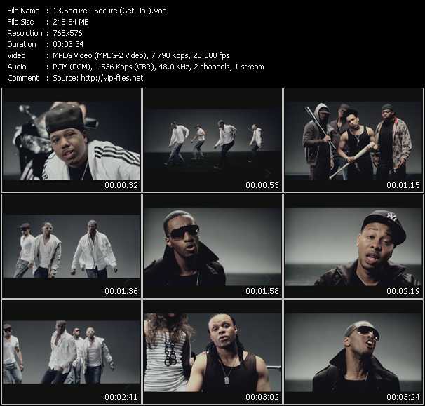 Secure video ”Secure (Get Up!)” from dvd ”MixMash Urban September 2010” 