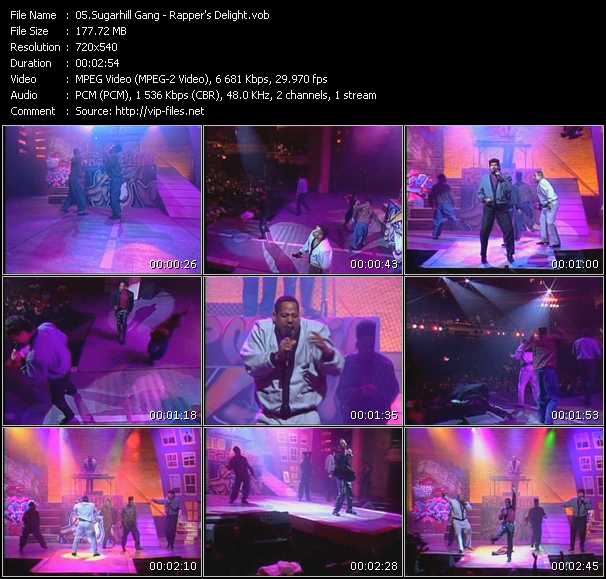 Sugarhill Gang video ”Rapper's Delight” from dvd ”Rapmania. Old Skool Hip Hop Greatest” 
