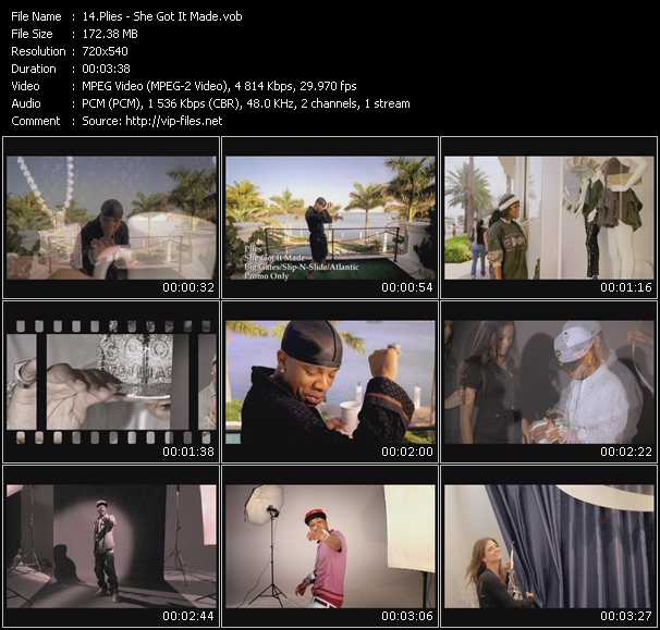 Plies video ”She Got It Made” from dvd ”Promo Only Express Video May 2010 Week 3” 