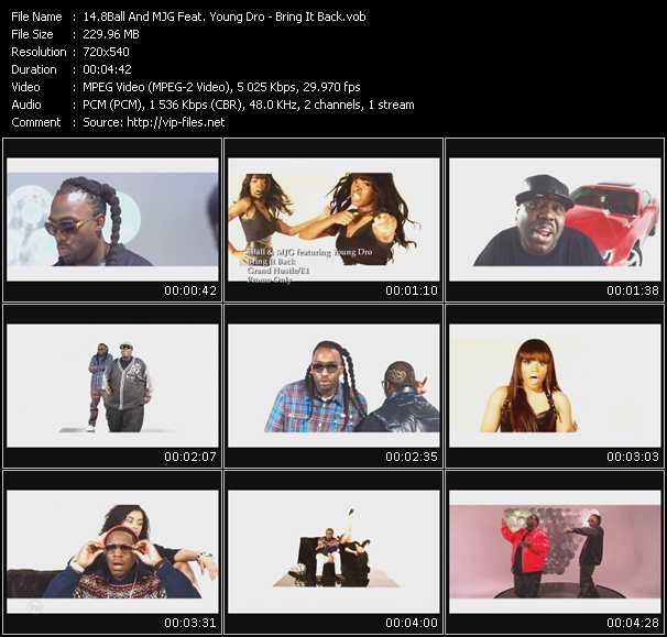 8Ball And MJG Feat. Young Dro video ”Bring It Back” from dvd ”Express Video June 2010 Week 5” 