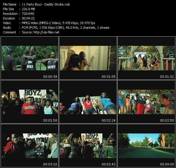 Party Boyz video ”Daddy Stroke” from dvd ”Promo Only Express Video July 2010 Week 2” 