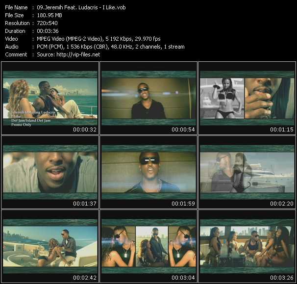 Jeremih Feat. Ludacris video ”I Like” from dvd ”Promo Only Express Video October 2010 Week 1” 