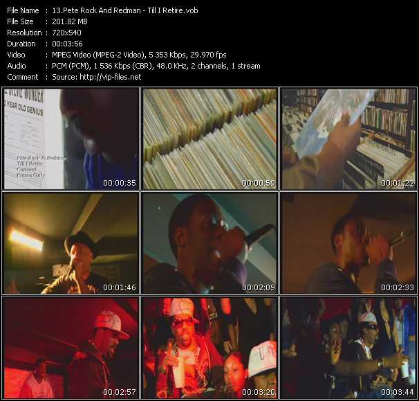 Pete Rock And Redman video ”Till I Retire” from dvd ”Promo Only Express Video April 2008 Week 2” 