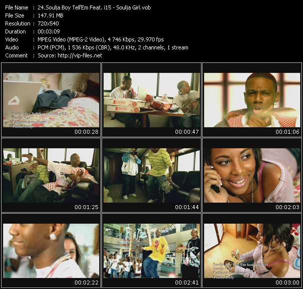 Soulja Boy Tell'Em Feat. i15 video ”Soulja Girl” from dvd ”Promo Only Hot Video February 2008” 