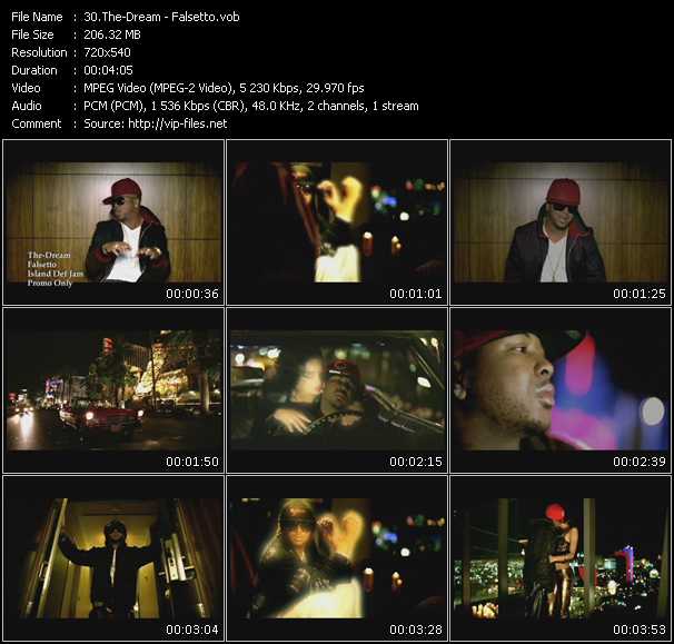 The-Dream video ”Falsetto” from dvd ”Promo Only Hot Video April 2008” 