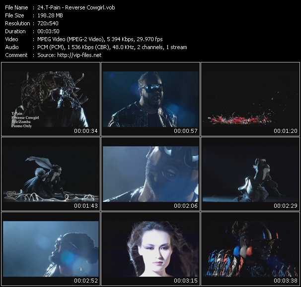 T-Pain video ”Reverse Cowgirl” from dvd ”Promo Only Hot Video May 2010” 