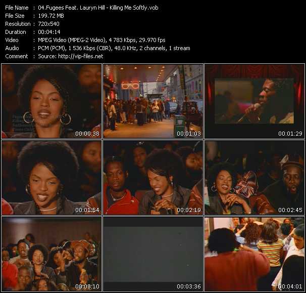 Fugees Feat. Lauryn Hill video ”Killing Me Softly” from dvd ”Promo Only Hot Video Classics Best Of 1996 Vol.1” 