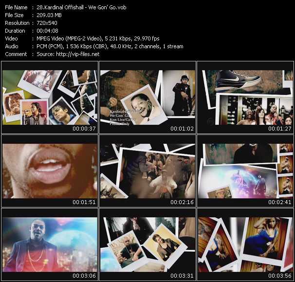 Kardinal Offishall video ”We Gon' Go” from dvd ”Promo Only Urban Video April 2010” 