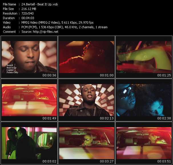 Bertell video ”Beat It Up” from dvd ”Promo Only Urban Video May 2010” 