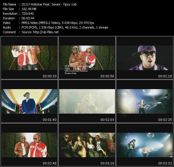 Dj Webstar Feat. Serani video ”Tipsy” from dvd ”Promo Only Urban Video July 2010” 