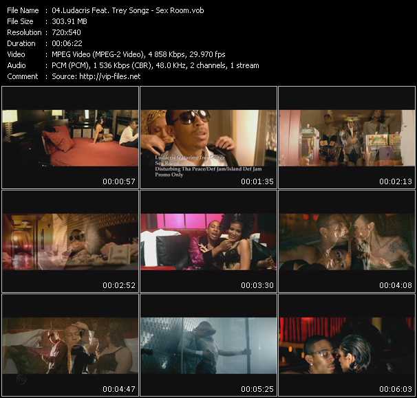 Ludacris Feat. Trey Songz video ”Sex Room” from dvd ”Promo Only Urban Video August 2010” 