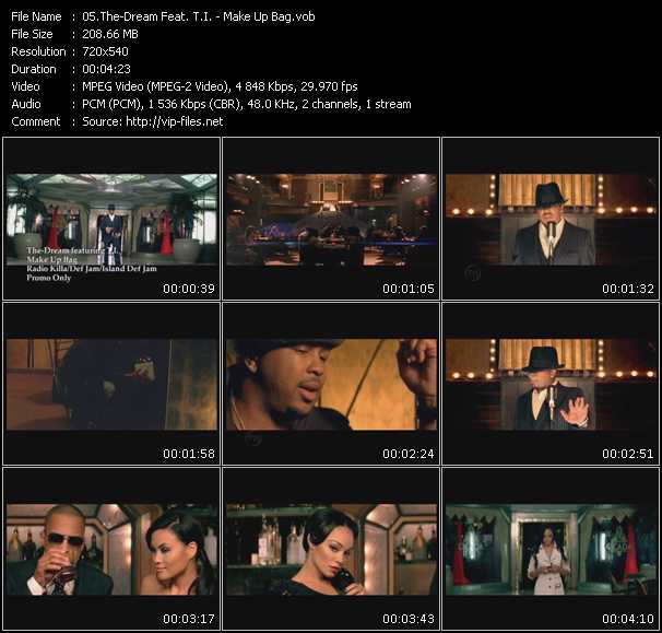 The-Dream Feat. T.I. video ”Make Up Bag” from dvd ”Promo Only Urban Video August 2010” 