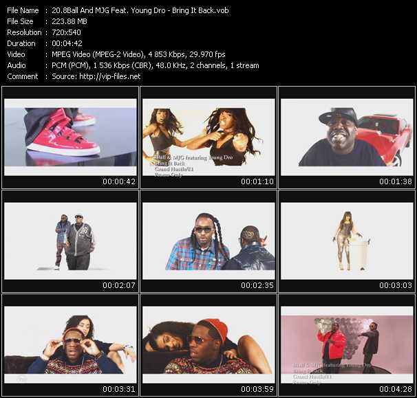 8Ball And MJG Feat. Young Dro video ”Bring It Back” from dvd ”Promo Only Urban Video August 2010” 