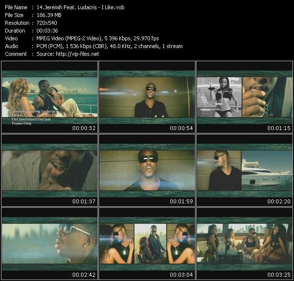 Jeremih Feat. Ludacris video ”I Like” from dvd ”Promo Only Urban Video November 2010” 