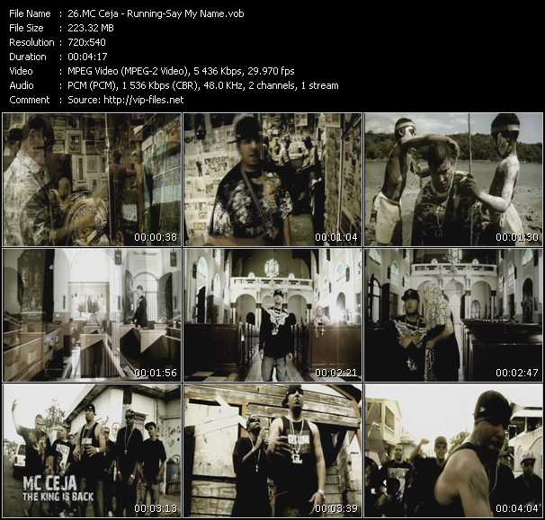 MC Ceja video ”Running-Say My Name” from dvd ”Promo Only Urban Video November 2010” 