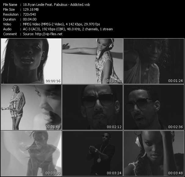 Ryan Leslie Feat. Fabulous video ”Addicted” from dvd ”Rock America Urban September 2008” 