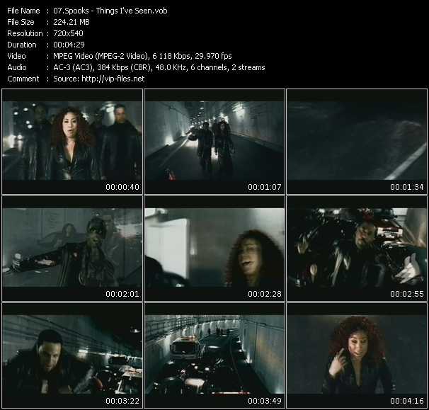 Spooks video ”Things I've Seen” from dvd ”RnB Hits 2002” 