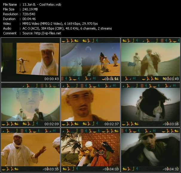 Jon B. video ”Cool Relax” from dvd ”RnB Hits 2002” 