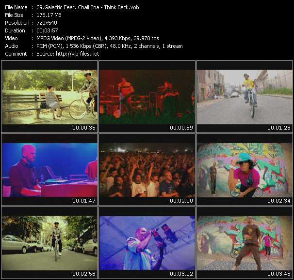 Galactic Feat. Chali 2na video ”Think Back” from dvd ”Screenplay VJ-Pro Hits Vision January 2008” 