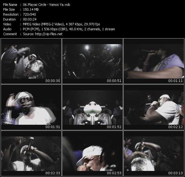 Playaz Circle video ”Vamos Ya” from dvd ”Screenplay VJ-Pro Urban Vision March 2010” 