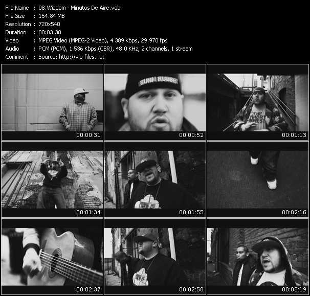 Wizdom video ”Minutos De Aire” from dvd ”Screenplay VJ-Pro Urban Vision March 2010” 