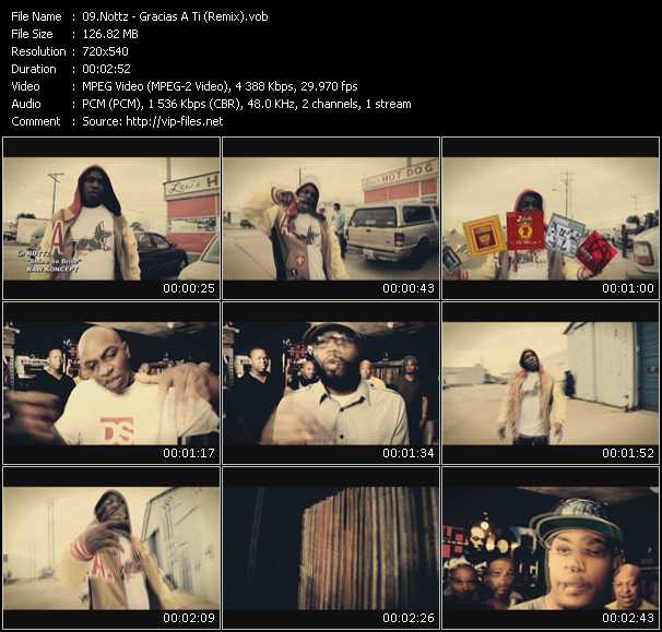 Nottz video ”Gracias A Ti (Remix)” from dvd ”Screenplay VJ-Pro Urban Vision March 2010” 