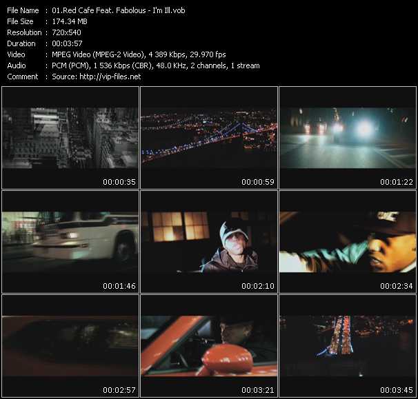 Red Cafe Feat. Fabolous video ”I'm Ill” from dvd ”Screenplay VJ-Pro Urban Vision May 2010” 
