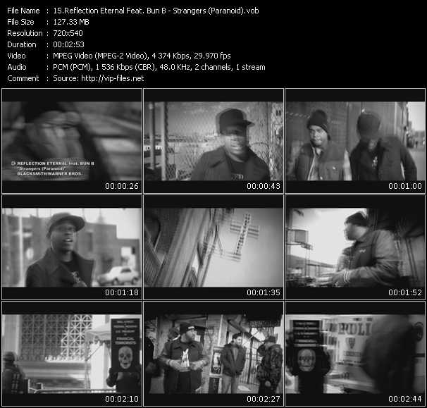 Reflection Eternal Feat. Bun B video ”Strangers (Paranoid)” from dvd ”Screenplay VJ-Pro Urban Vision May 2010” 