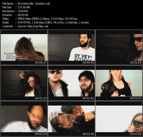 Kosha Dillz video ”Doodoo” from dvd ”Screenplay VJ-Pro Urban Vision August 2010” 