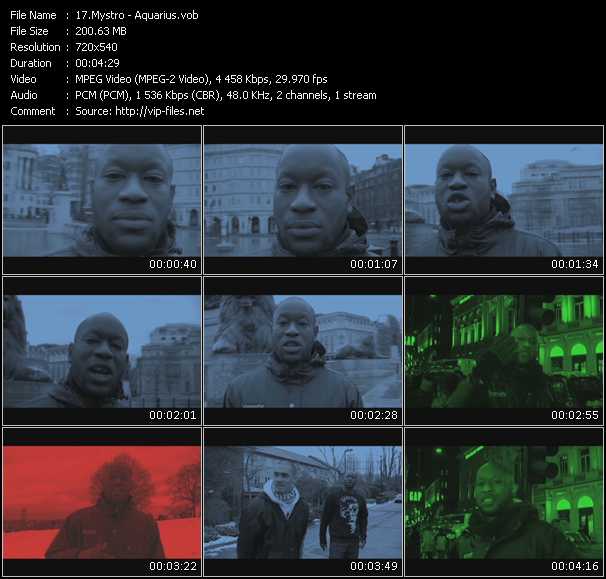 Mystro video ”Aquarius” from dvd ”Screenplay VJ-Pro Urban Vision August 2010” 