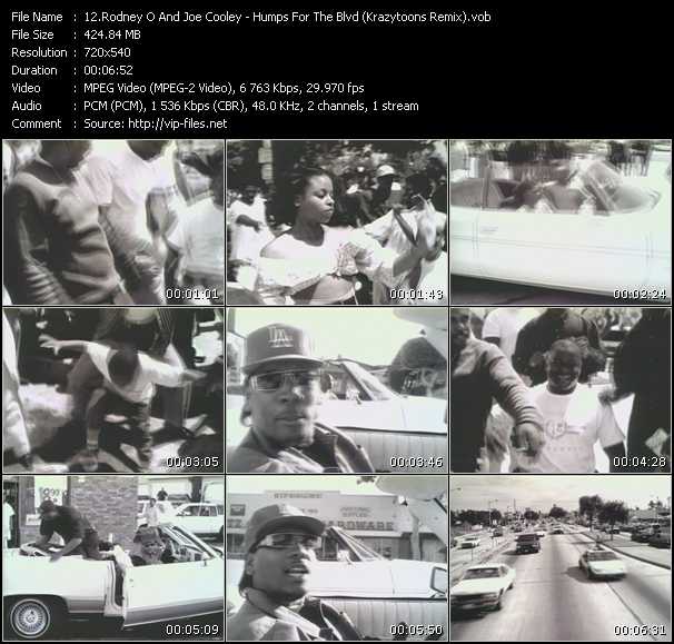 Rodney O And Joe Cooley video ”Humps For The Blvd (Krazytoons Remix)” from dvd ”Krazytoons Remix VJ Tools Old School Classic Edition Vol.21” 