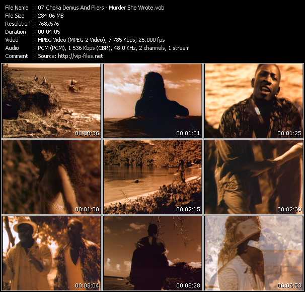 Chaka Demus And Pliers video ”Murder She Wrote” from dvd ”MixMash Reggae Vol.2” 