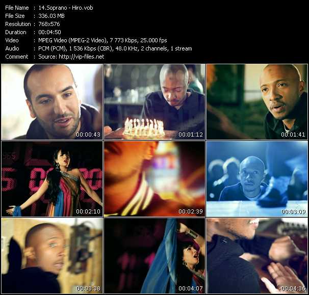 Soprano video ”Hiro” from dvd ”MixMash Urban January 2011” 