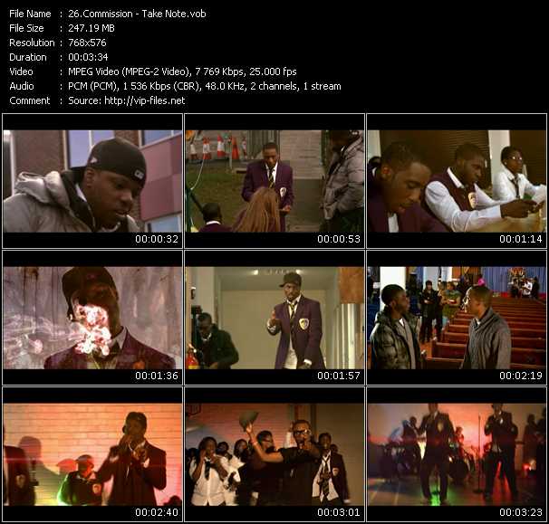 Commission video ”Take Note” from dvd ”MixMash Urban January 2011” 