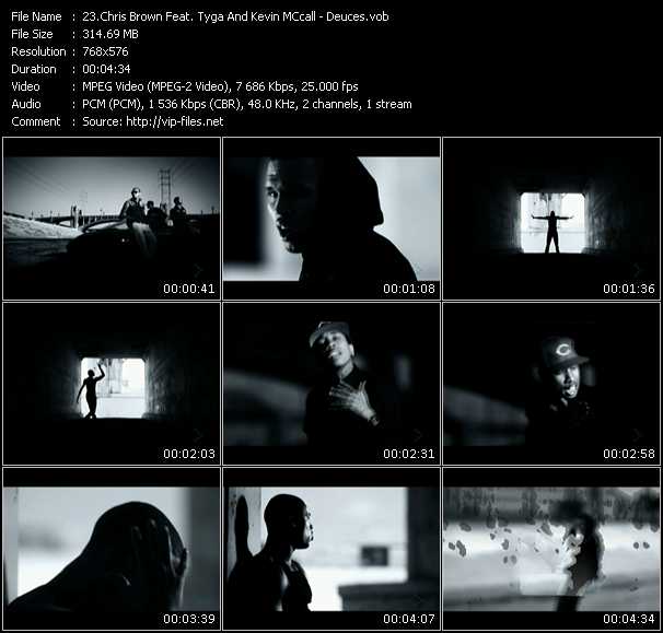 Chris Brown Feat. Tyga And Kevin MCcall video ”Deuces” from dvd ”MixMash Urban November 2010” 