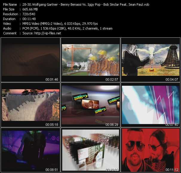 Wolfgang Gartner - Benny Benassi Vs. Iggy Pop - Bob Sinclar Feat. Sean Paul video ”Illmerica - Electro Sixteen - Tik Tok” from dvd ”Promo Only Dance Mix Video April 2011” 