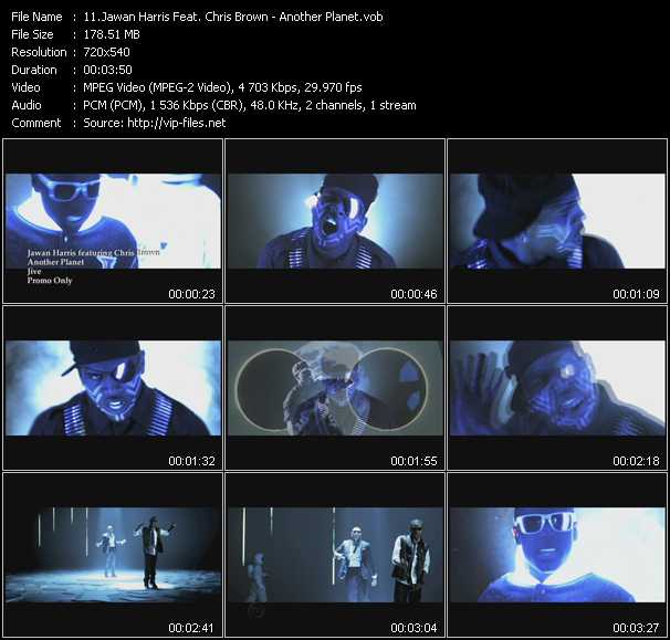 Jawan Harris Feat. Chris Brown video ”Another Planet” from dvd ”Promo Only Express Video February 2011 Week 3” 