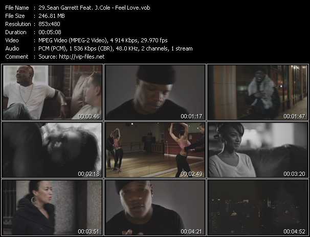 Sean Garrett Feat. J.Cole video ”Feel Love” from dvd ”Promo Only Hot Video April 2011” 